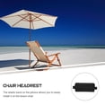 thumbnail image 2 of Almohada de almohada de sillón anti gravedad al aire libre para silla de playa plegable para patio, 2 of 6