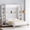 White, variant on WIILAYOK Queen Size Murphy Bed Cabinet in White with 5-Tier Storage Shelves, Foldable Platform Bed Wall Cabinet Bedframe for Small Space, Bedroom, Guest Room