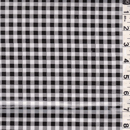 - Black/White Check Oilcloth, Fabric By the Yard