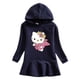 thumbnail image 3 of Hello Kitty nueva ropa para niños sudadera con capucha de algodón puro vestido de suéter para niñas vestido deportivo informal bebé dulce y linda falda pequeña, 3 of 5