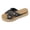A Black, variant on Denim Platform Sandals for Women Thick Sole Espadrille Non Slip Dressy Slippers Comfortable Open Toe Slide Beach Shoes
