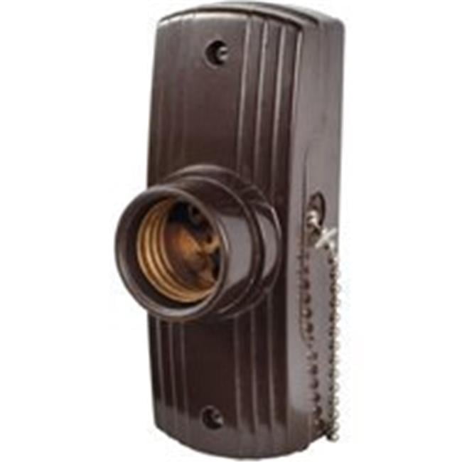 Cooper Wiring 545BBOX Surface Mount Lamp Holder Brown
