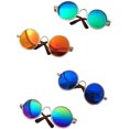 thumbnail image 1 of Gafas de sol pequeñas con montura metálica para mascotas (4 unidades), 1 of 5
