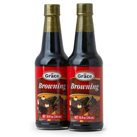 Grace Browning Sauce Jamaican 10 oz - 2 Pack Browning Sauce for Grilling & Baking Jamaican Food