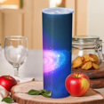 thumbnail image 2 of Galaxy 20oz Stainless Steel Skinny Tumbler – Vacuum Insulated Slim Travel Cup with Lid & Stainless Steel Straw, 360° Full Wrap Printed Tumbler for Home, Office & Outdoor Use, Starry, 2 of 6