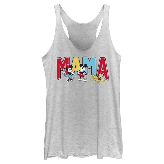Women's Mickey & Friends Mama Collegiate Racerback Tank Top