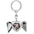 thumbnail image 1 of Porte-clés Dragon Chinois Animal Cercle Perle Cœur Aile d'Ange, 1 of 3