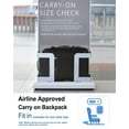 thumbnail image 3 of Hynes Eagle 38L Lightweight Flight Approved Carry-On Backpack, Black, 3 of 10