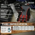 thumbnail image 6 of Glove Station The Multi-Purpose Fingerless Work Gloves - Shrink Resistant, Tough, Enhanced Grip, 1 Pair (X-Large, Red), 6 of 6