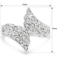 thumbnail image 4 of SuperJeweler 1/3 Carat Diamond Angel Wings Ring For Women, 4 of 5