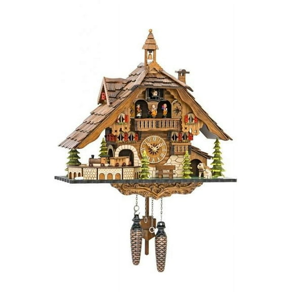 Engstler Battery - operated Cuckoo Clock rain & Dancers