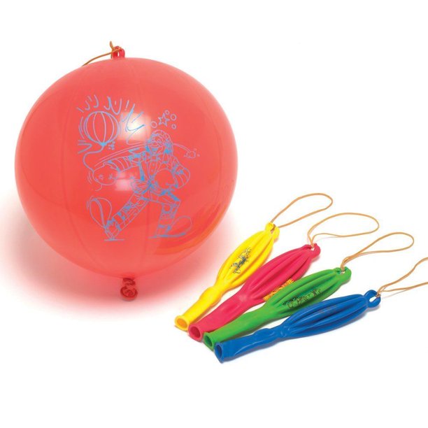 Large Punch balloons assorted colours pack of 10
