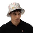 thumbnail image 4 of Fotbe Cute Little Animals Sombrero Tipo Pescador con Estampado – Sombrero de Sol de Algodón de Moda para Playa, Golf, Pesca, 4 of 6