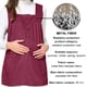 thumbnail image 3 of Ropa De Maternidad Antirradiación Vestidos De Escudo De Protección para Mamá Bebé,Maroon,L, 3 of 6