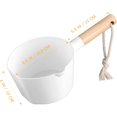 thumbnail image 4 of Cucharón de agua de plástico, cucharón de baño, cucharas para baño, lavado de pelo, cuchara para agua, taza, accesorios de cocina, 4 of 5