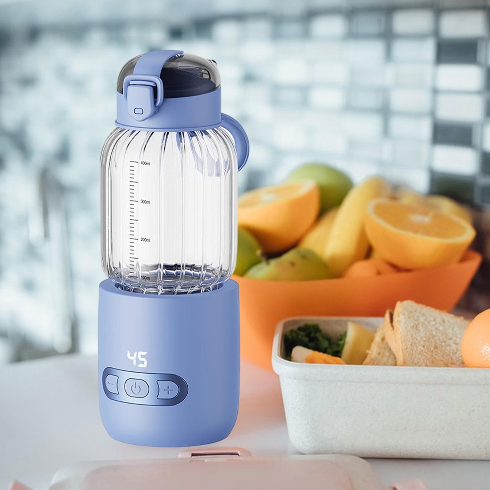 Baoblaze Portable Bottle Warmer Accurate Temperature Control Baby Milk Bottle Outdoors Ca blue 400ml