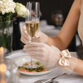 thumbnail image 4 of Women Mesh Gloves Wedding Tea Party Elegant Short Novelty Bridal Gloves for Wedding Opera Party, 4 of 5