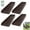 Brown, variant on Gutter Downspout Splash Block, 4 PCS Rain Gutter Guard Downspout Extensions, 16" Drain Gutter Guard Diverter Fixable Rainwater Drainage to Protect House Foundations, Foundation Water Diverter, Brown