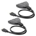 thumbnail image 2 of Convertisseur HDMI, 2 Pcs Répartiteur HDMI 3 Interrupteur HDMI KHDMI Interrupteur Multifonction Utilisation Pratique, 2 of 9