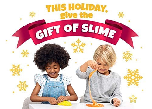DIY Slime Kit for Girls Boys - Ultimate Glow in The Dark Glitter Slime Making Kit - Slime Kits Supplies Include Big Foam Beads Balls, 18 Mystery Box Containers Filled with Fluffy Crystal P