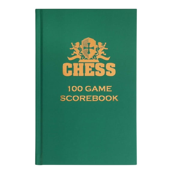 WE Games Hardcover Chess Scorebook & Notation Pad - Soft Touch