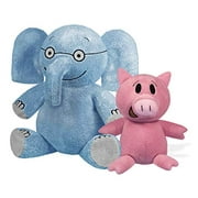 YOTTOY Mo Willems Collection | Pair of Elephant & Piggie Soft Stuffed Animal Plush Toys â 7â & 5â Sitting