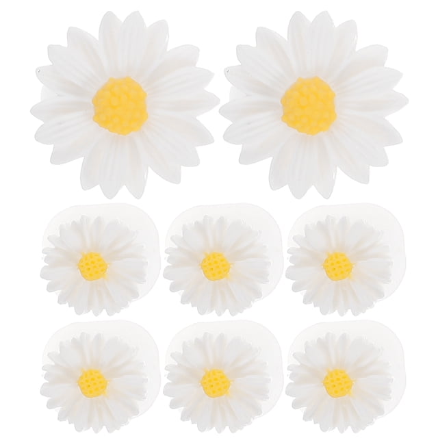 EeaseMX Separadores de dedos de silicona con diseño de margaritas, herramientas para pedicura y decoración de uñas (2)