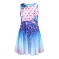 thumbnail image 1 of Robes Sans Manches à Col Ras du Cou pour Préadolescentes, Imprimé Floral, Décontractées, Maison, Fête, Plage, Robe, Vêtements pour Enfants, Robe Fille, Vêtements, Taille 11-12T, 1 of 8