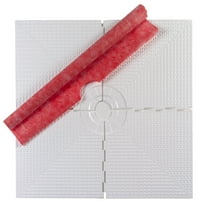 M-D Building Products TT8008PAN04 48 in. x 48 in. PROVA PAN® Center Drain