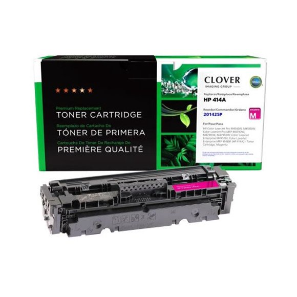 Clover Imaging Group - Magenta - compatible - Boîte - Remanufacturée - Cartouche de toner (alternative pour : HP W2023A) - pour HP Color LaserJet Enterprise M455, MFP M480; Color LaserJet Managed E45028, MFP E47528