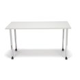 thumbnail image 5 of OFM Adapt Series Rectangle Student Table - 25-33″ Height Adjustable Desk with Casters, Gray Nebula (RECT-LLC), 5 of 5