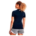 thumbnail image 2 of Camiseta Under Armour HeatGear Compression para mujer, color azul oscuro, 2 of 6
