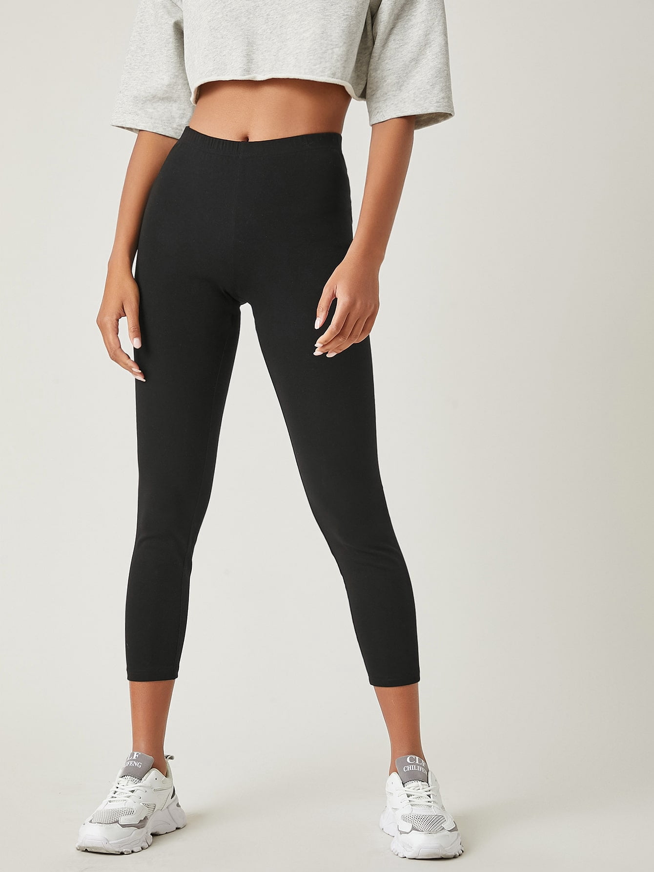 Solid Capri Leggings S221502X 