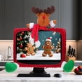 thumbnail image 4 of Milisten 1Set Red Cloth Computer Screen Cover for Monitor Decor 25-35 Inch, 4 of 8