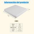 thumbnail image 4 of SILAMPDI L&aacute;mpara de Techo Cuadrada Blanca 30cm, 48W 6500K Para Interior de Casas - LED Para Cocina, Sala, Ba&ntilde;o, 4 of 9