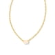 thumbnail image 3 of Collar Kendra Scott Cailin Baño de Oro con Ópalo Champagne, 3 of 3