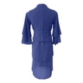 thumbnail image 5 of oqasdz Dresses for Girls Elegant Solid Three Layer Chiffon with Waistband and Headscarf for Celebration Holiday Party Dress, 5 of 5