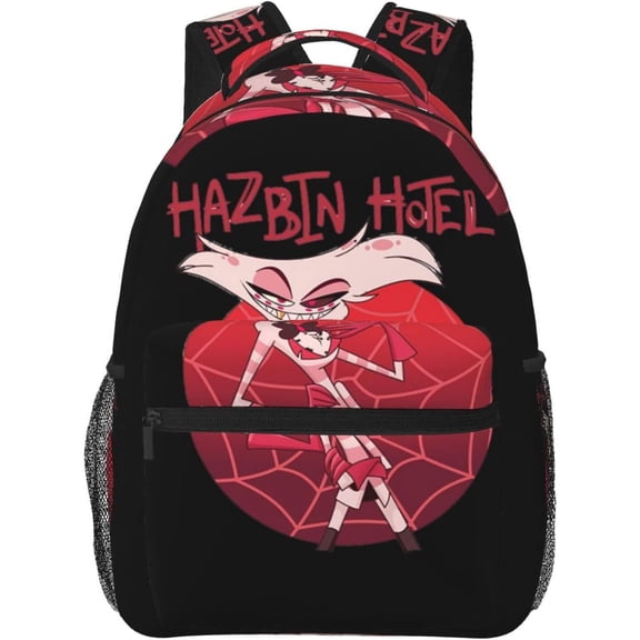 Hazbin Hotel Anime Backpacks High Capacity Bag Multifunction Backpacks Casual Outdoors Travel Daypack