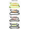 thumbnail image 2 of Elastic Dog Leash Hands Free Reflective - Black Orange, 2 of 5