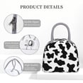 thumbnail image 4 of Easygdp Milk Cow Bolsa de Almuerzo Insulada Grande, Forro de Aluminio, Diseño Espacioso, a Prueba de Fugas, Ideal para Trabajo, Picnics, Viajes y Actividades al Aire Libre, 4 of 6