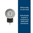 thumbnail image 6 of McKesson Blood Pressure Gauge, Black Body, No-Pin Stop, 1 Ct, 6 of 9