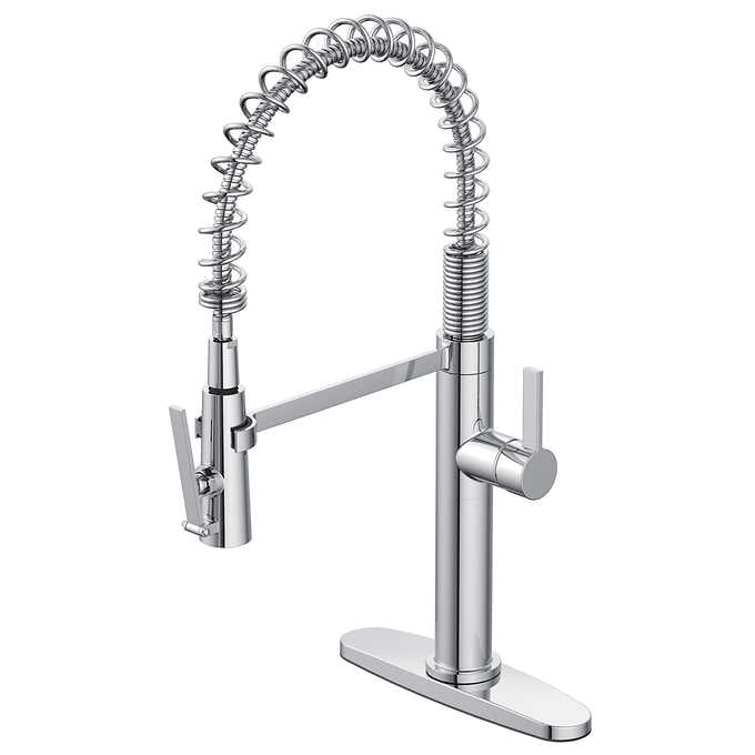 Waterridge Capo Commercial Pull Down Kitchen Faucet Brushed
