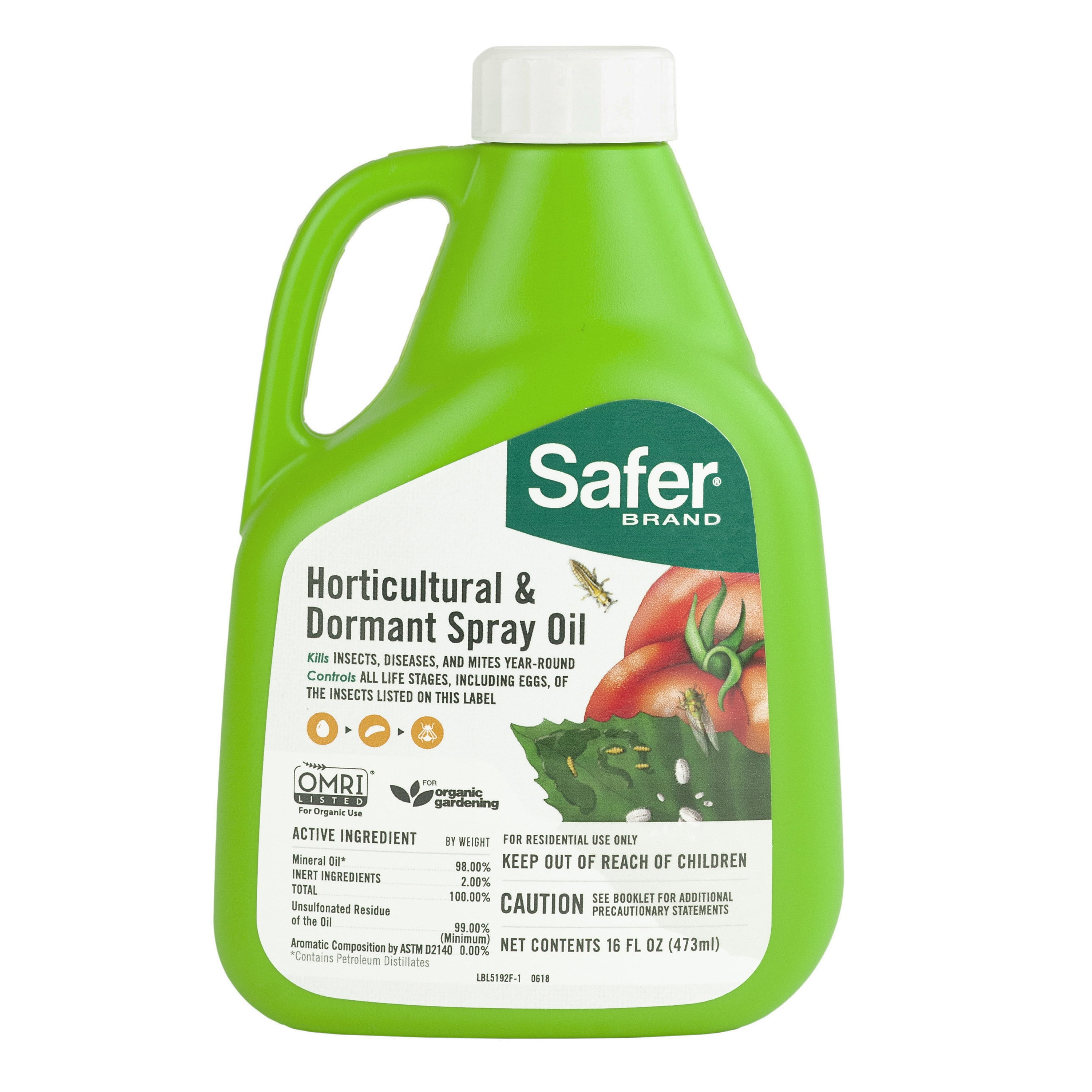 Safer Horticultural and Dormant Spray Oil Pest-Fighting Concentrate, 16 ...