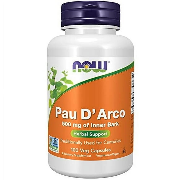 Supplement NOW Pau D'Arco Herbal Support 100 cápsulas vegetarianas