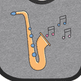 thumbnail image 4 of Inktastic Saxophone Player Music Girls Baby Bib, 4 of 4