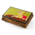 thumbnail image 1 of Handcrafted 30 Note Carousel Horse Wood Inlay Musical Jewelry Box - Moonlight Serenade, 1 of 2