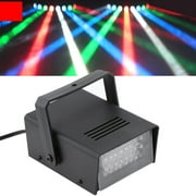 DJ Flash Lamp,Black Plastic Durable and Environmental Mini 24 LED Strobe Disco DJ Flash Lamp Club Stage Lighting Bulb Party Bar
