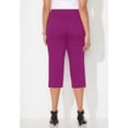 thumbnail image 2 of Catherines Women's Plus Size Petite Sateen Stretch Capri, 2 of 6