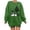 Blackish Green, variant on Christmas Sweatshirts Pullovers T Shirts Women Sisters Tops Witch Graphic Sweatshirts Winter Christmas Fashion Clothing