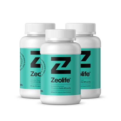 ZEOLIFE ZEOLITA CLINOPTILOLITA 96% PUREZA 3 FRASCOS ANCIENT HEALTH